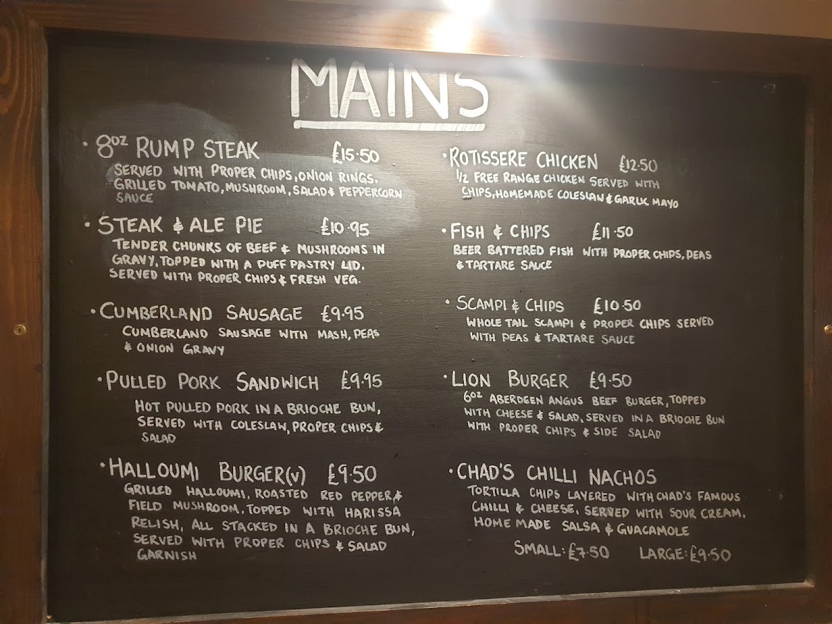 The Back Bar. Keswick Menu - Image 3